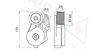 AUTEX 601469 Tensioner Lever, v-ribbed belt